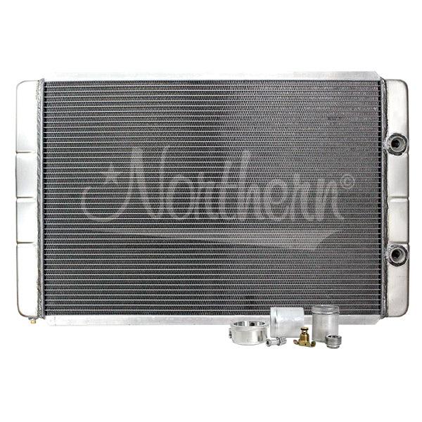 Northern Radiator 204105BC Custom Radiator Kit-All Aluminum - 31 X 19 Overall With High Flow Oil Cooler - Truck Part Superstore