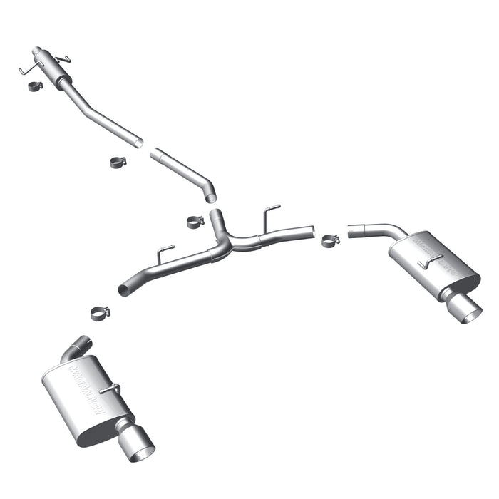 MagnaFlow Exhaust Products 15552 Street Series Stainless Cat-Back System - Truck Part Superstore