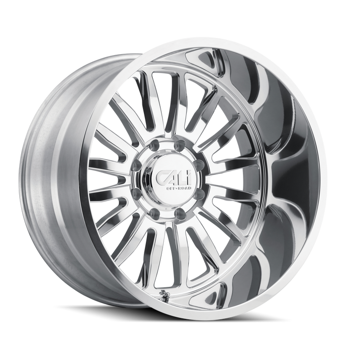 CALI OFF-ROAD 9110-2136P SUMMIT (9110) POLISHED 20X10 6x135 -25mm 87.1mm - Truck Part Superstore