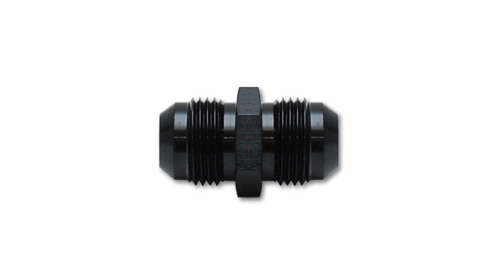 Vibrant Performance 10234 Union Adapter Fitting; Size: -10AN x -10AN; 6061 Aluminum; Anodized Black; - Truck Part Superstore