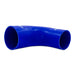 Mishimoto MMCP-R90-30375BL Mishimoto 90-Degree Silicone Transition Coupler, 3.00-in to 3.75-in, Blue - Truck Part Superstore