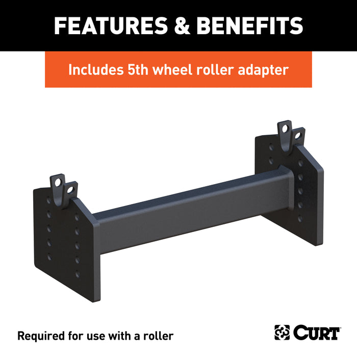 CURT 16515 CURT 16515 E16 5th Wheel Hitch Head Only; Legs or Roller Required; 16;000 lbs - Truck Part Superstore