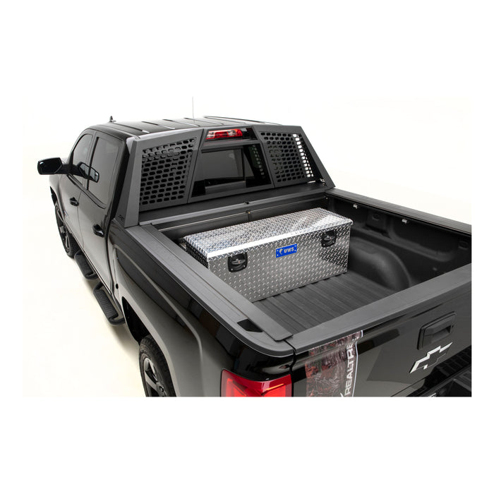 UWS SLC-48 Bright Aluminum Secure Lock 48in. Under Tonneau Chest Box (LTL Shipping Only) - Truck Part Superstore