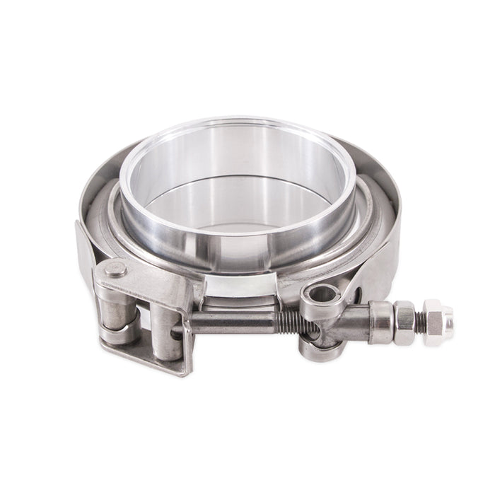 Mishimoto MMCLAMP-VA-35 Mishimoto Aluminum V-Band Clamp with Flanges, 3.5-in (88.9mm) - Truck Part Superstore