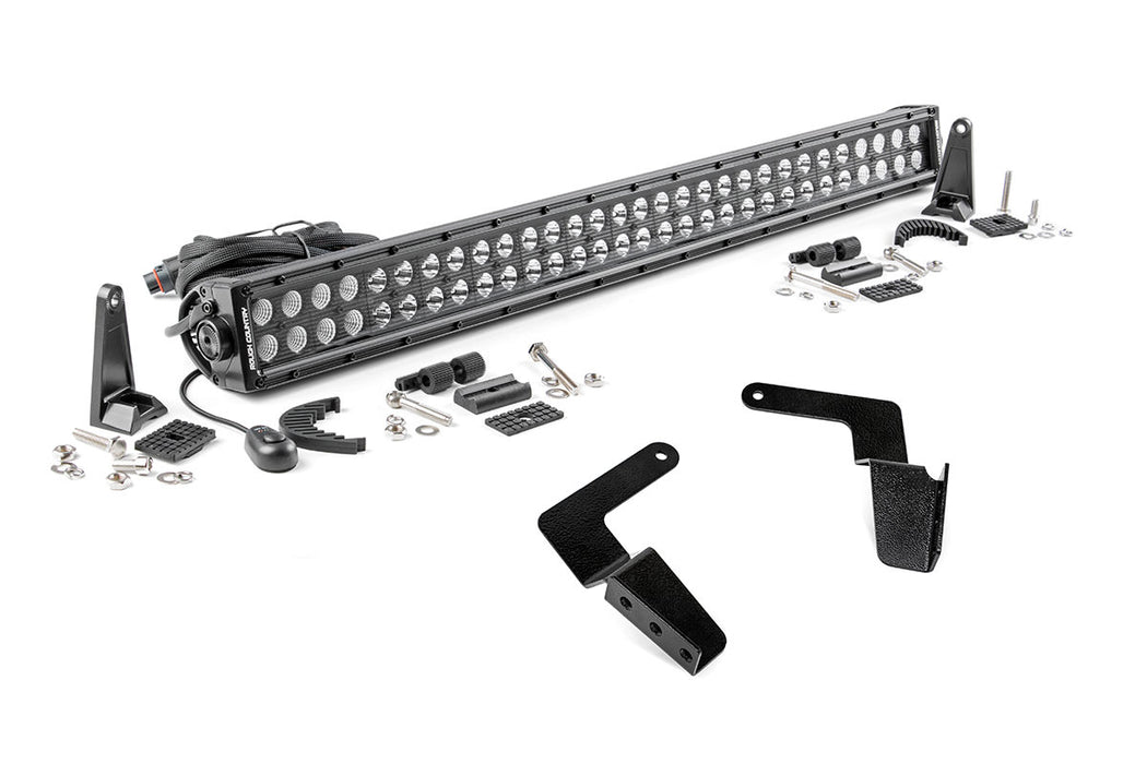 Rough Country 70652 Toyota 30 Inch LED Bumper Kit Black Series 07-14 FJ Cruiser Rough Country - Truck Part Superstore