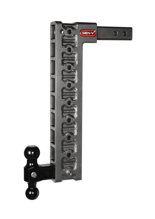GEN-Y Hitch GH-319 MEGA-DUTY 2" Shank 20" Drop 1.5K TW 10K Hitch Dual-Ball & Stabilizer Kit - Truck Part Superstore