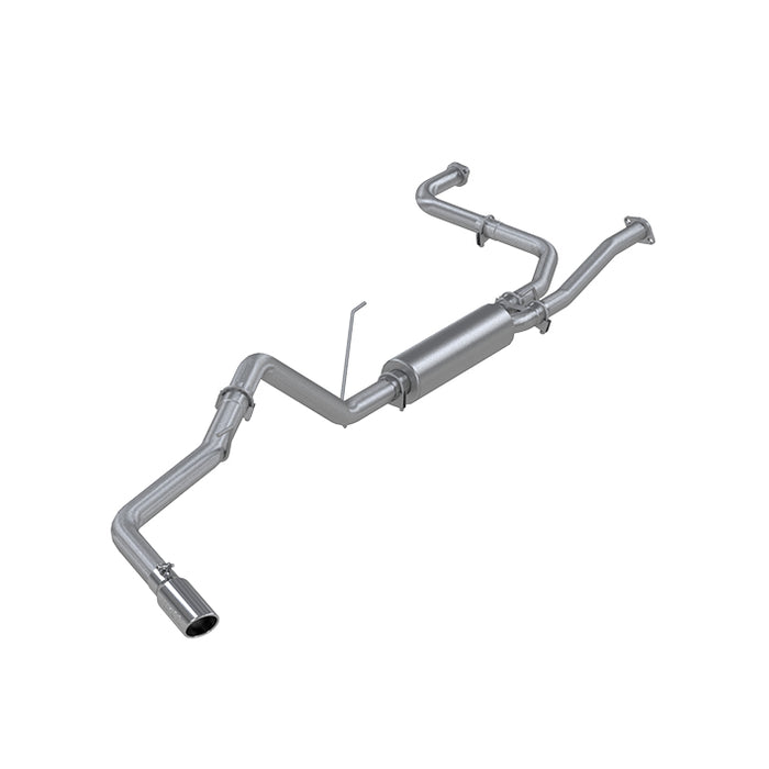 MBRP S5406AL Cat Back Exhaust System Single Side For 05-19 Nissan Frontier 4.0L V6 Extended Cab/Crew Cab Short Bed Aluminized Steel MBRP - Truck Part Superstore