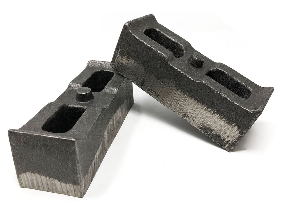 Tuff Country 79062 2 Inch Cast Iron Lift Blocks 01-10 Silverado 4WD/GMC Sierra 2500HD/3500HD 4WD Pair Tuff Country - Truck Part Superstore