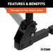 CURT 18029 Hitch-Mounted Bike Rack (2 Bikes; 1-1/4in. or 2in. Shank) - Truck Part Superstore