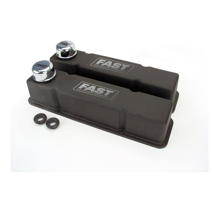 FAST 3035001 Die Cast Aluminum Valve Covers for Small Block Ford - Truck Part Superstore