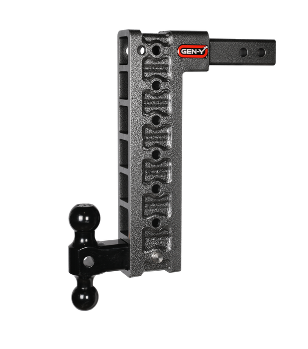 GEN-Y Hitch GH-317 MEGA-DUTY 2" Shank 15" Drop 1.5K TW 10K Hitch Dual-Ball Stabilizer Recommend - Truck Part Superstore