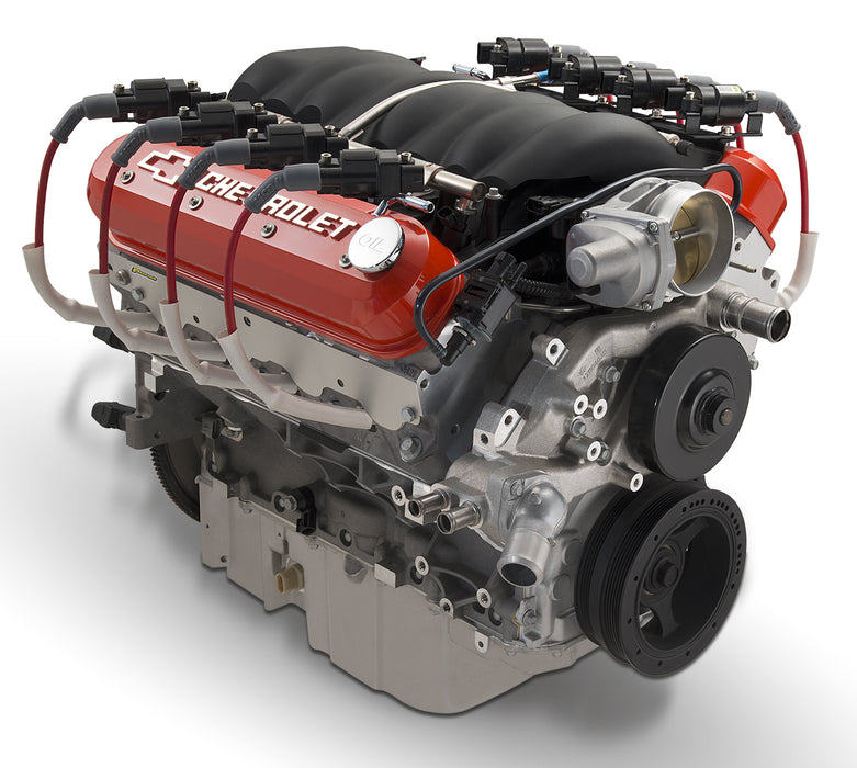 Proform 141-262 Engine Valve Covers; Slant-Edge Style; Die Cast; Black w/Bowtie Logo; LS Engines - Truck Part Superstore
