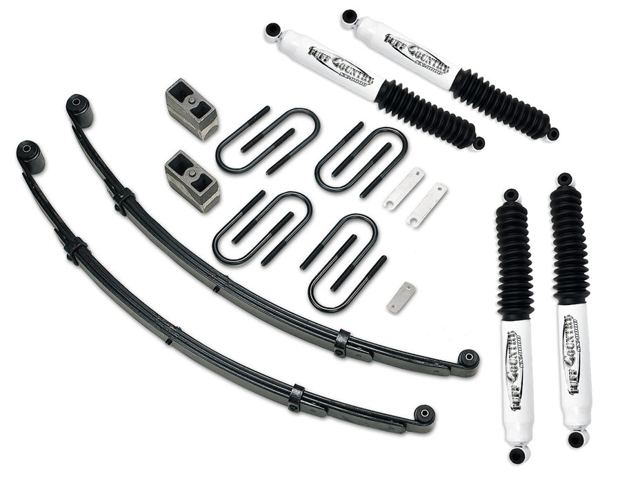 Tuff Country 12610KN 2 Inch Lift Kit 69-72 Chevy Truck/GMC Truck 4x4 K10/K20/Suburban 1/2 Ton/3/4 Ton 4x4/Blazer/Jimmy EZ-Ride w/ SX8000 Shocks Tuff Country - Truck Part Superstore