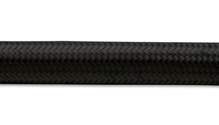 Vibrant Performance 11965 Nylon Braided Flex Hose; Size: -20AN; Hose ID 1.125in.; 2ft. Roll; Black; - Truck Part Superstore