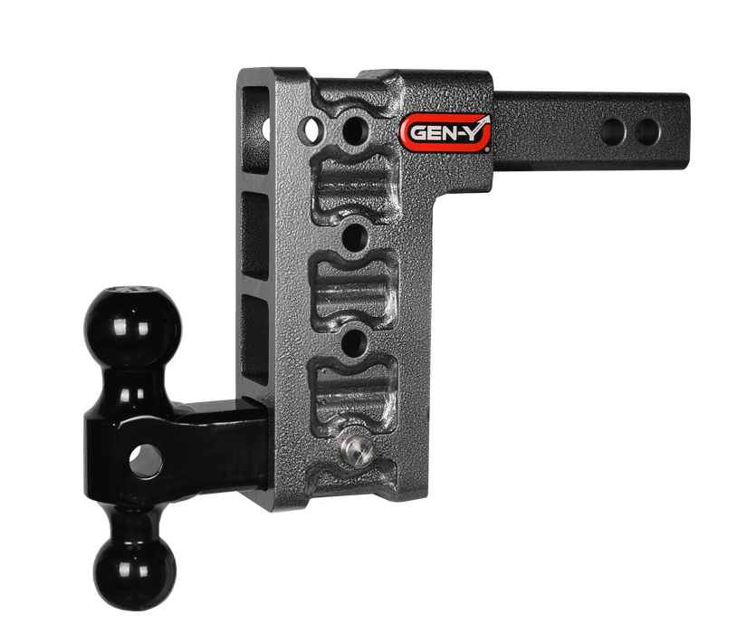 GEN-Y Hitch GH-314 MEGA-DUTY 2" Shank 7.5" Drop 1.5K TW 10K Hitch & GH-031 Dual-Ball - Truck Part Superstore