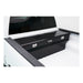 UWS TBC-60-N-BLK Gloss Black Aluminum 60in. Notched Utility Chest Box (LTL Shipping Only) - Truck Part Superstore