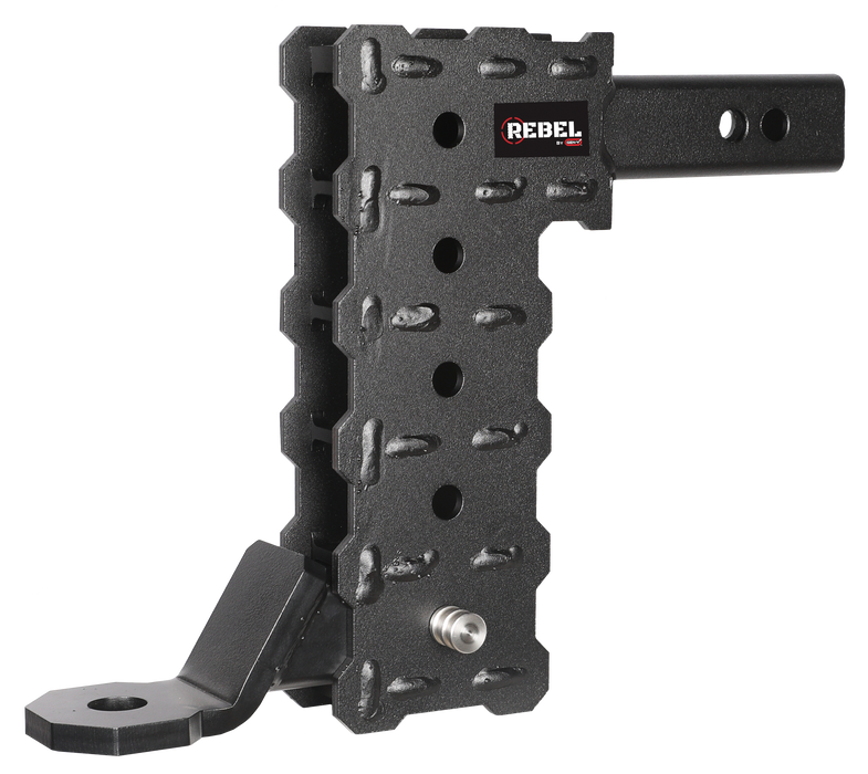 GEN-Y Hitch GH-13015 PHANTOM 2" Hollow Shank 9.5" Drop .5K TW 5K Hitch & GH-13001 Standard Ball Mount - Truck Part Superstore