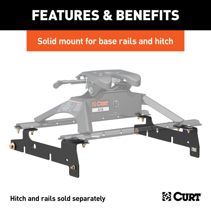 CURT 16437 CURT 16437 5th Wheel Installation Brackets; Select Ford F-150; F-250 - Truck Part Superstore