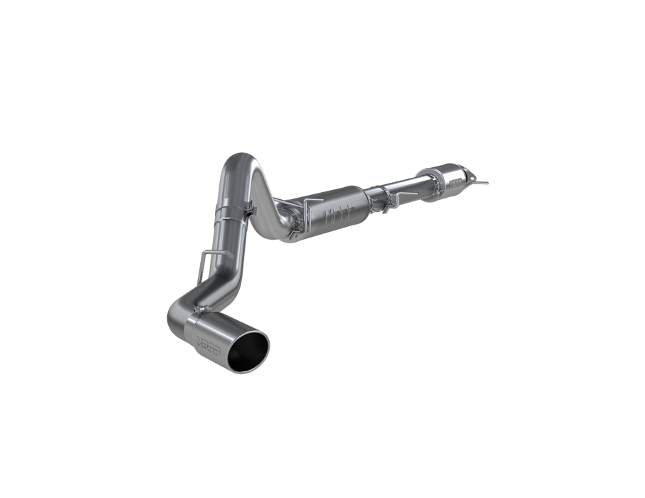 MBRP S5093304 Silverado/Sierra 4 Inch Cat Back Exhaust System Single Side Exit 20-22 Silverado/Sierra 2500/3500 HD 6.6L V8 Pro Series MBRP - Truck Part Superstore