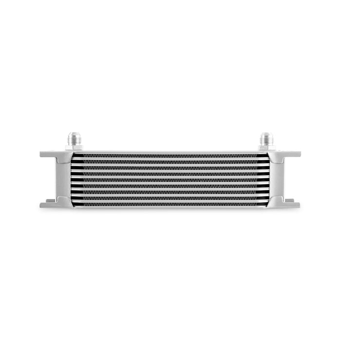 Mishimoto MMOC-10-8SL Universal 10-Row Oil Cooler, -8AN, Silver - Truck Part Superstore