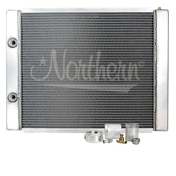 Northern Radiator 204106BC 26 X 19 X 4 1/4 Overall With High Flow Oil Cooler - Truck Part Superstore