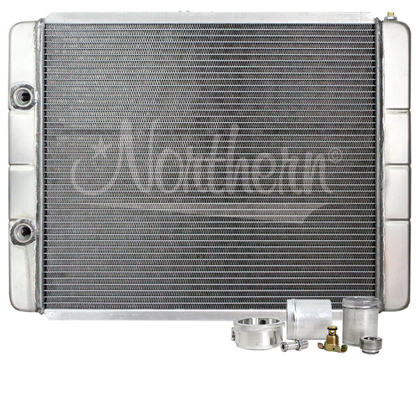 Northern Radiator 204103BC Custom Radiator Kit-All Aluminum - 26 X 19 Overall With High Flow Oil Cooler - Truck Part Superstore