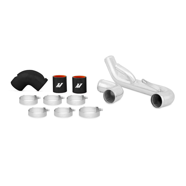 Mishimoto MMICP-EVO-10LBK Lower Intercooler Pipe Kit, fits Mitsubishi Lancer Evolution X 2008-2015 - Truck Part Superstore