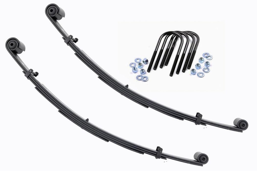 Rough Country 8060KIT Front Leaf Springs 2.5 Inch Lift Pair 00-05 Ford Excursion/99-04 Super Duty Rough Country - Truck Part Superstore