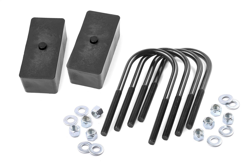 Rough Country 6557 2 Inch Block and U-Bolt Kit 05-10 Ford Super Duty 2WD/4WD Rough Country - Truck Part Superstore