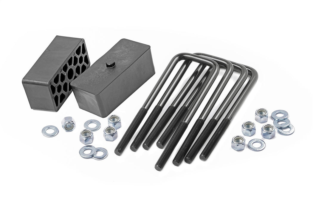 Rough Country 6532 2 Inch Block and U-Bolt Kit 99-22 Chevy/GMC 1500 Rough Country - Truck Part Superstore
