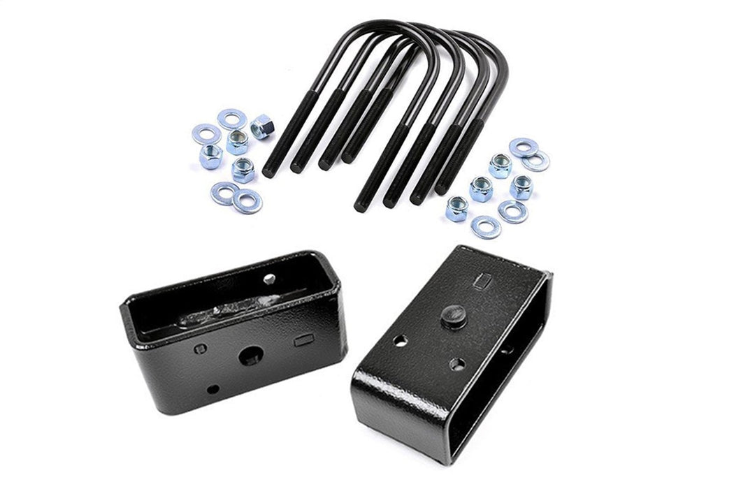Rough Country 6582 2 Inch Block and U-Bolt Kit 11-16 Ford Super Duty 2WD/4WD Rough Country - Truck Part Superstore