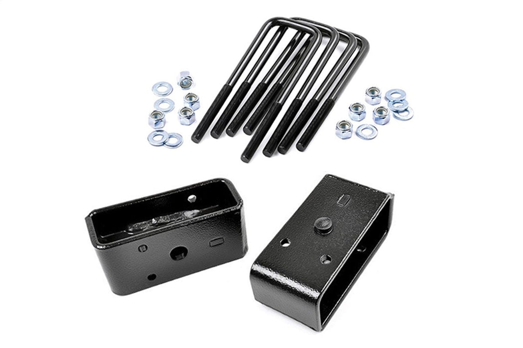 Rough Country 6573 1.5 Inch Block and U-Bolt Kit 01-10 Chevy/GMC 2500HD Rough Country - Truck Part Superstore
