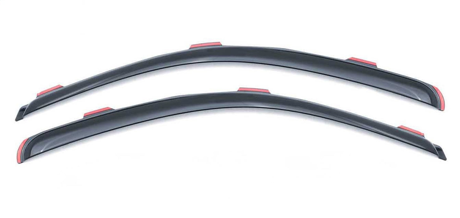 Auto Ventshade (AVS) 192232 Ventvisor® In-Channel Deflector 2 pc.; Front; Smoke; - Truck Part Superstore