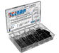 Lokar 30-896-11 T Clamp Racer Kit; 4 to 10 Single; 9/16 in. to 15/16 in. Double Clamps; Black; - Truck Part Superstore