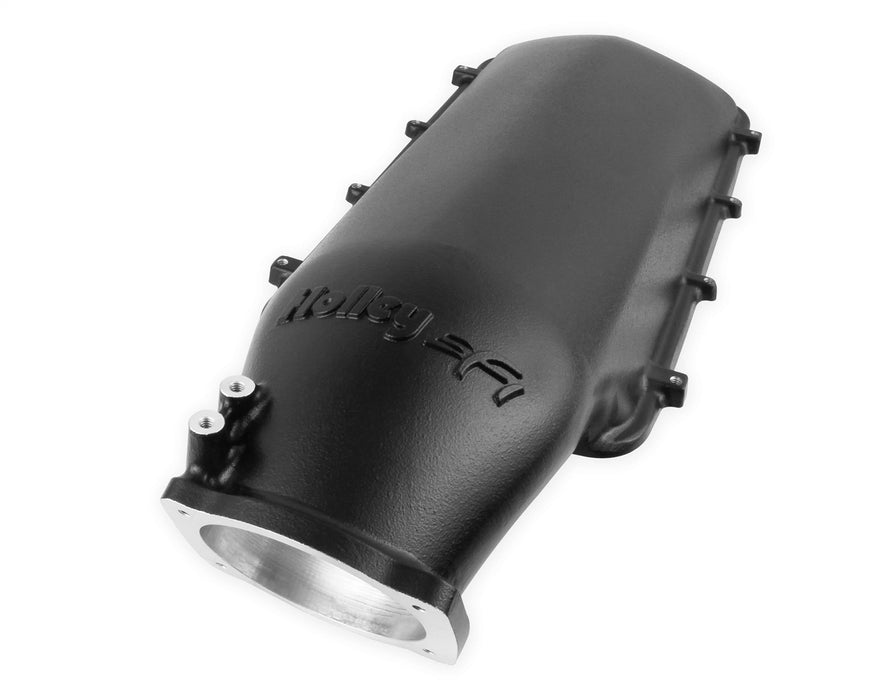 Holley EFI 300-246BK Holley EFI Hi-Ram Plenum; Top; 105 mm. Inlet Size; Cast Aluminum; Black Finish; - Truck Part Superstore