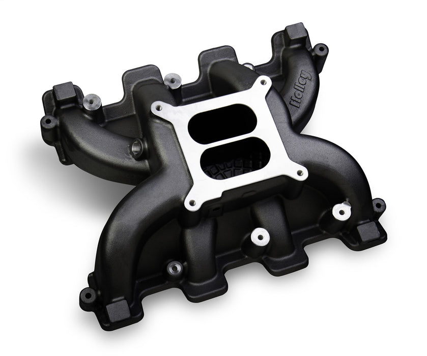 Holley 300-129BK LS Dual Plane Mid-Rise Intake - Truck Part Superstore