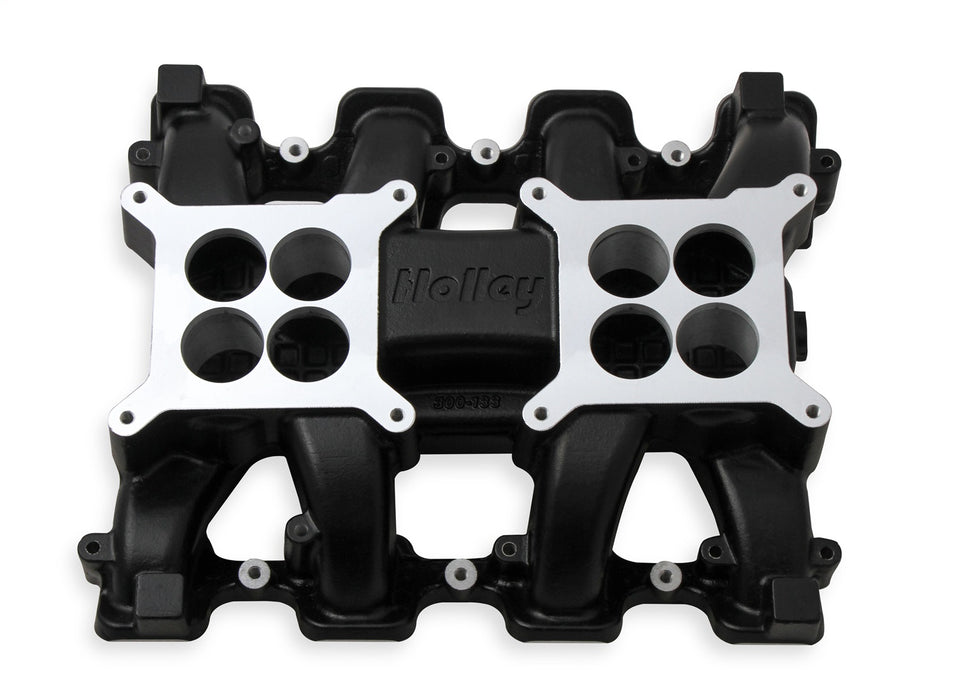 Holley 300-133BK LS Dual Quad Intake Manifold - Truck Part Superstore