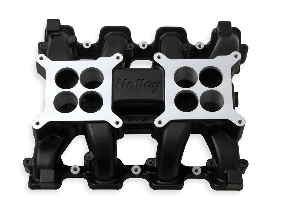 Holley 300-133BK LS Dual Quad Intake Manifold - Truck Part Superstore
