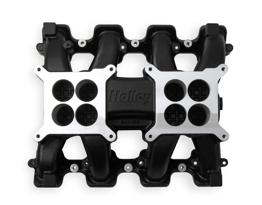 Holley 300-133BK LS Dual Quad Intake Manifold - Truck Part Superstore