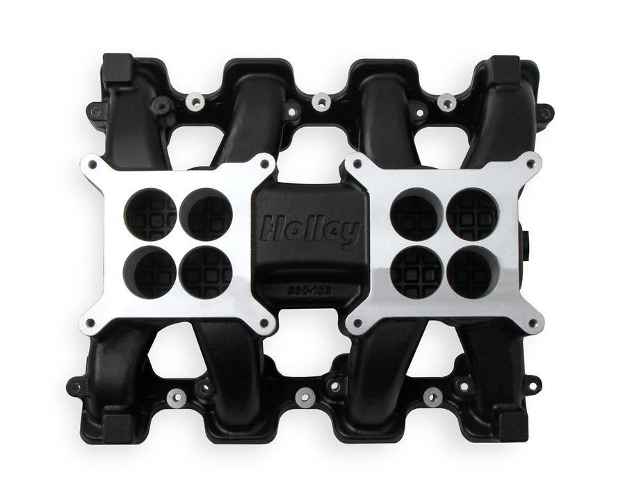 Holley 300-133BK LS Dual Quad Intake Manifold - Truck Part Superstore