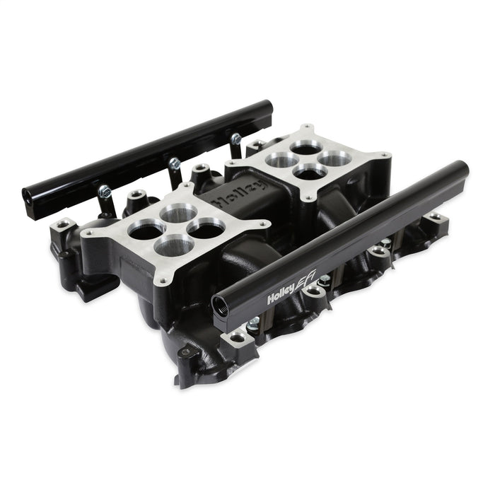 Holley 300-134BK LS Dual Quad Intake Manifold - Truck Part Superstore
