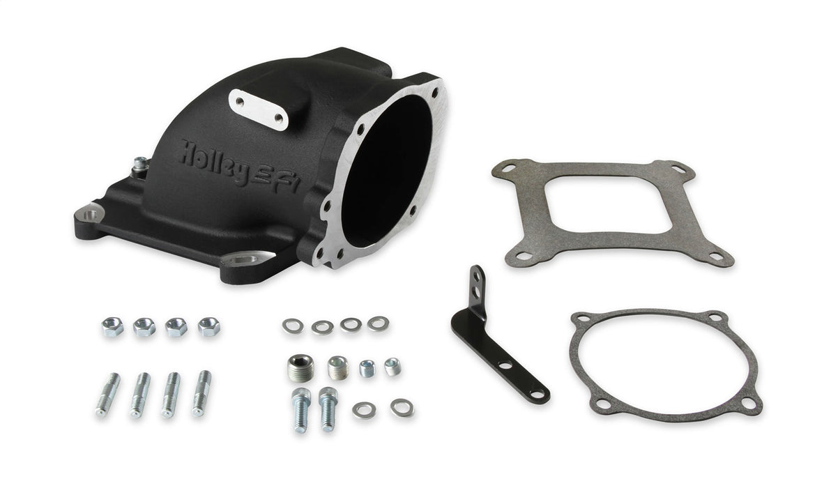 Holley EFI 300-240FBK EFI Throttle Body Intake Elbow - Truck Part Superstore