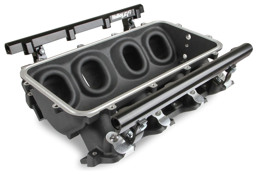 Holley EFI 300-600BK Holley EFI Lo-Ram Intake Manifold - Truck Part Superstore