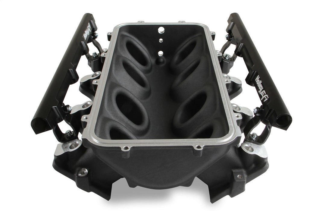 Holley EFI 300-600BK Holley EFI Lo-Ram Intake Manifold - Truck Part Superstore