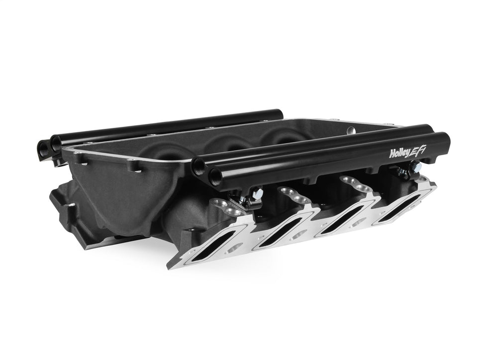 Holley EFI 300-601BK Holley EFI Lo-Ram Intake Manifold Base - Truck Part Superstore