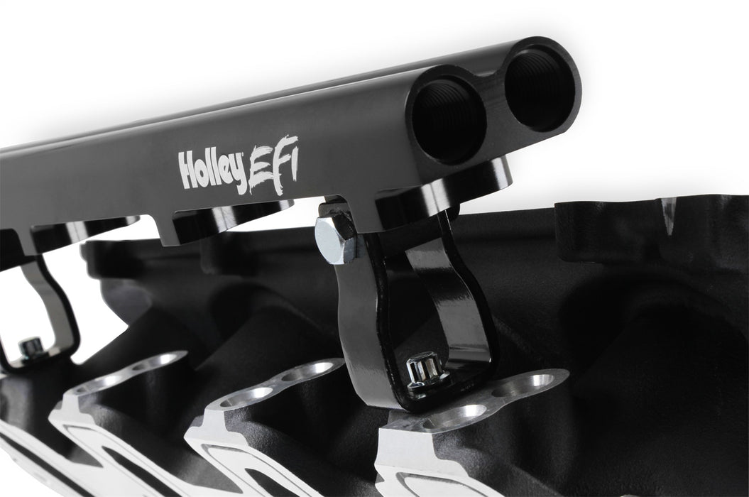 Holley EFI 300-601BK Holley EFI Lo-Ram Intake Manifold Base - Truck Part Superstore