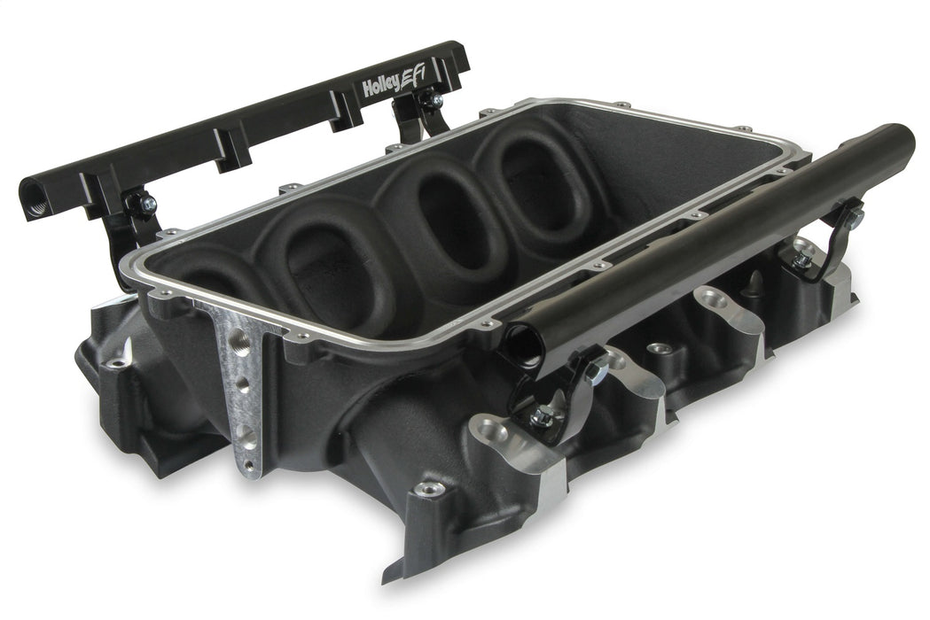 Holley EFI 300-670BK Holley EFI Lo-Ram Intake Manifold Base - Truck Part Superstore