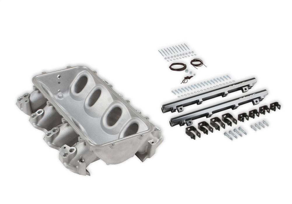 Holley EFI 300-671 Holley EFI Lo-Ram Intake Manifold Base - Truck Part Superstore