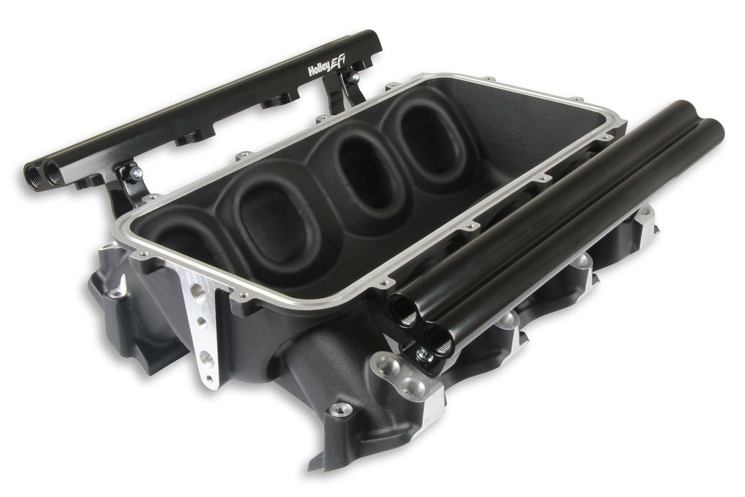 Holley EFI 300-671BK Holley EFI Lo-Ram Intake Manifold Base - Truck Part Superstore