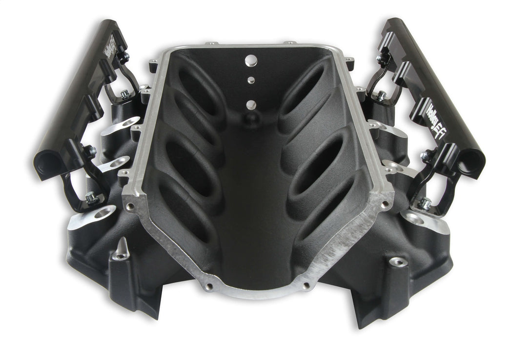 Holley EFI 300-672BK Holley EFI Ultra Lo-Ram Intake Manifold Base - Truck Part Superstore